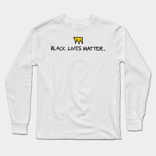 Black Lives Matter Text Long Sleeve T-Shirt